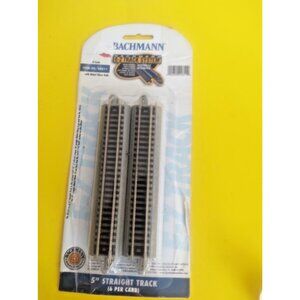 Bachmann E-Z track straight track #44811 N Scale with Nickel Silver Rolls NEW